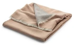 Alpaca Deken Doubleface, Rosé-grijs