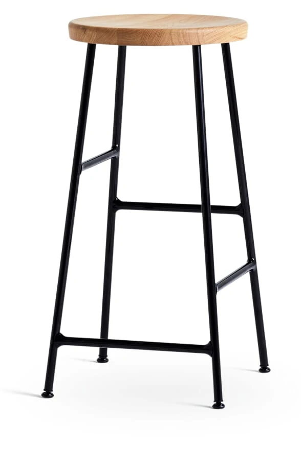 Hay Barkruk Cornet, Klein, Eik / Zwart 3 Hay Barkruk Cornet, Klein, Eik / Zwart