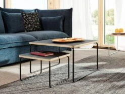 Bijzettafel Laag, Donkergrijs -Interio Winkel bijzettafel laag 8