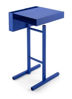 Bijzettafel Station, RAL 5002 Ultramarijnblauw