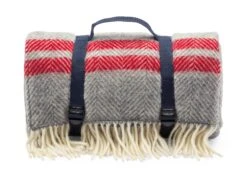 Blok Picknickkleed, Streep Rood -Interio Winkel blok picknickkleed 5