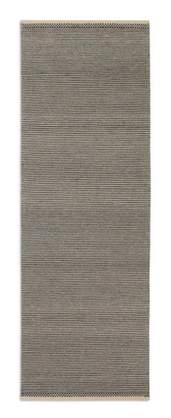 Fabula Carpet Daisy, Zwart, 80 × 240 Cm
