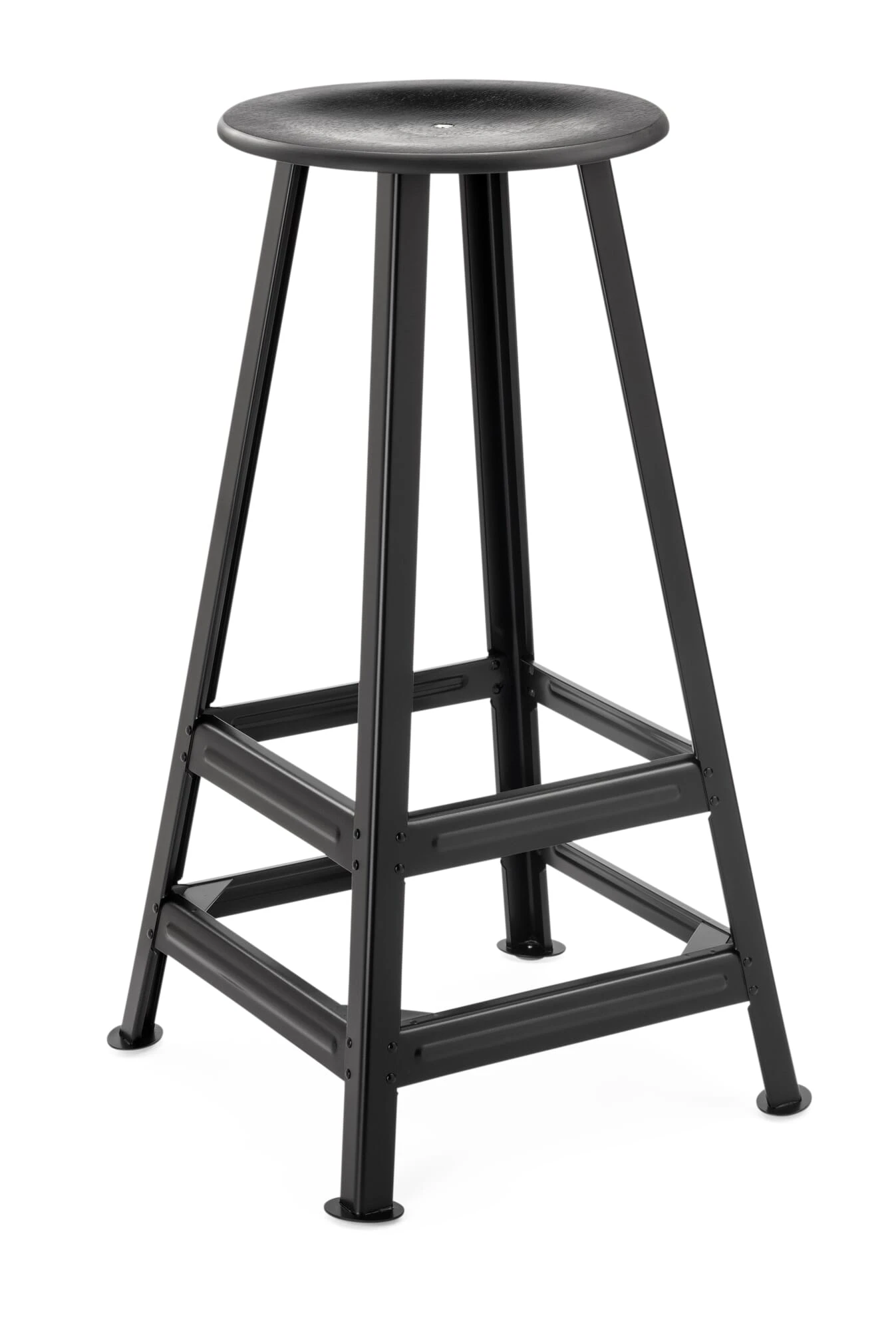 Chemnitz Barkruk, Monochroom, Zwart Mat/zwart RAL 9005 3 Chemnitz Barkruk, Monochroom, Zwart Mat/zwart RAL 9005