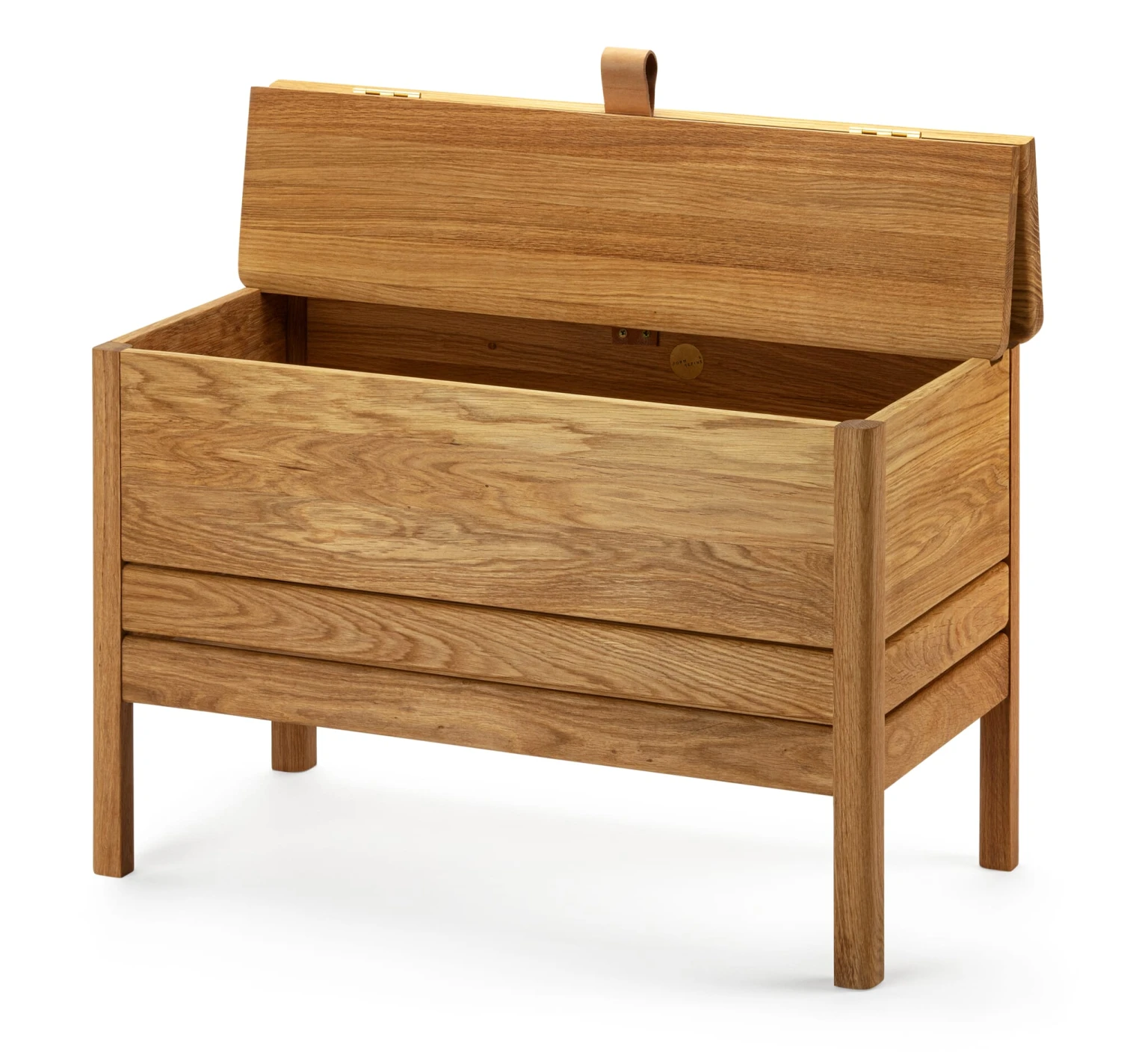 Chest Bank Eikenhout Kort 4 Chest Bank Eikenhout Kort - Afbeelding 2