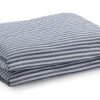 Dekbedovertrek Half Linnen Gestreept, Blauw-grijs, 135 × 200 Cm 1 Dekbedovertrek Half Linnen Gestreept, Blauw-grijs, 135 × 200 Cm -Interio Winkel dekbedovertrek half linnen gestreept