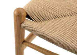 Fauteuil CH 24 Eikenhout, Eikenhout Geolied -Interio Winkel fauteuil ch 24 eikenhout 5