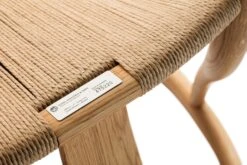 Fauteuil CH 24 Eikenhout, Eikenhout Geolied -Interio Winkel fauteuil ch 24 eikenhout 6