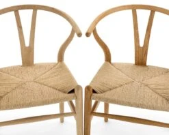 Fauteuil CH 24 Eikenhout, Eikenhout Geolied -Interio Winkel fauteuil ch 24 eikenhout 7