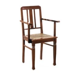 Fauteuil Oude Nikolai School, Vlechtwerk