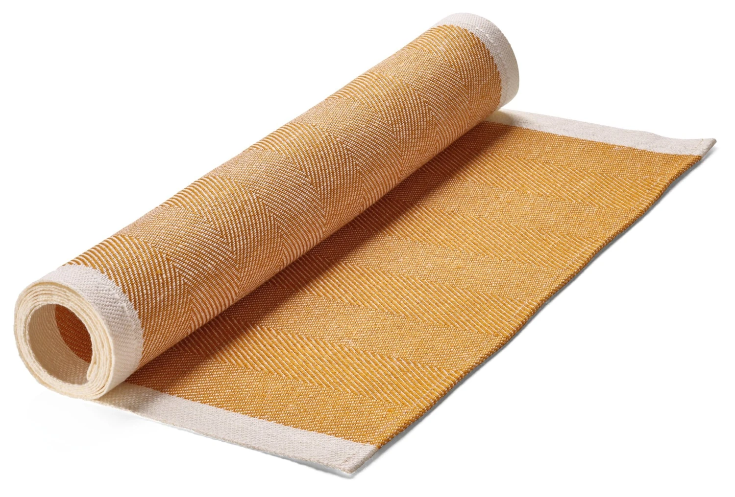 Finse Tafelloper Linnen, Oker 3 Finse Tafelloper Linnen, Oker