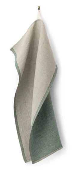 Finse Theedoek Linnen, Groen