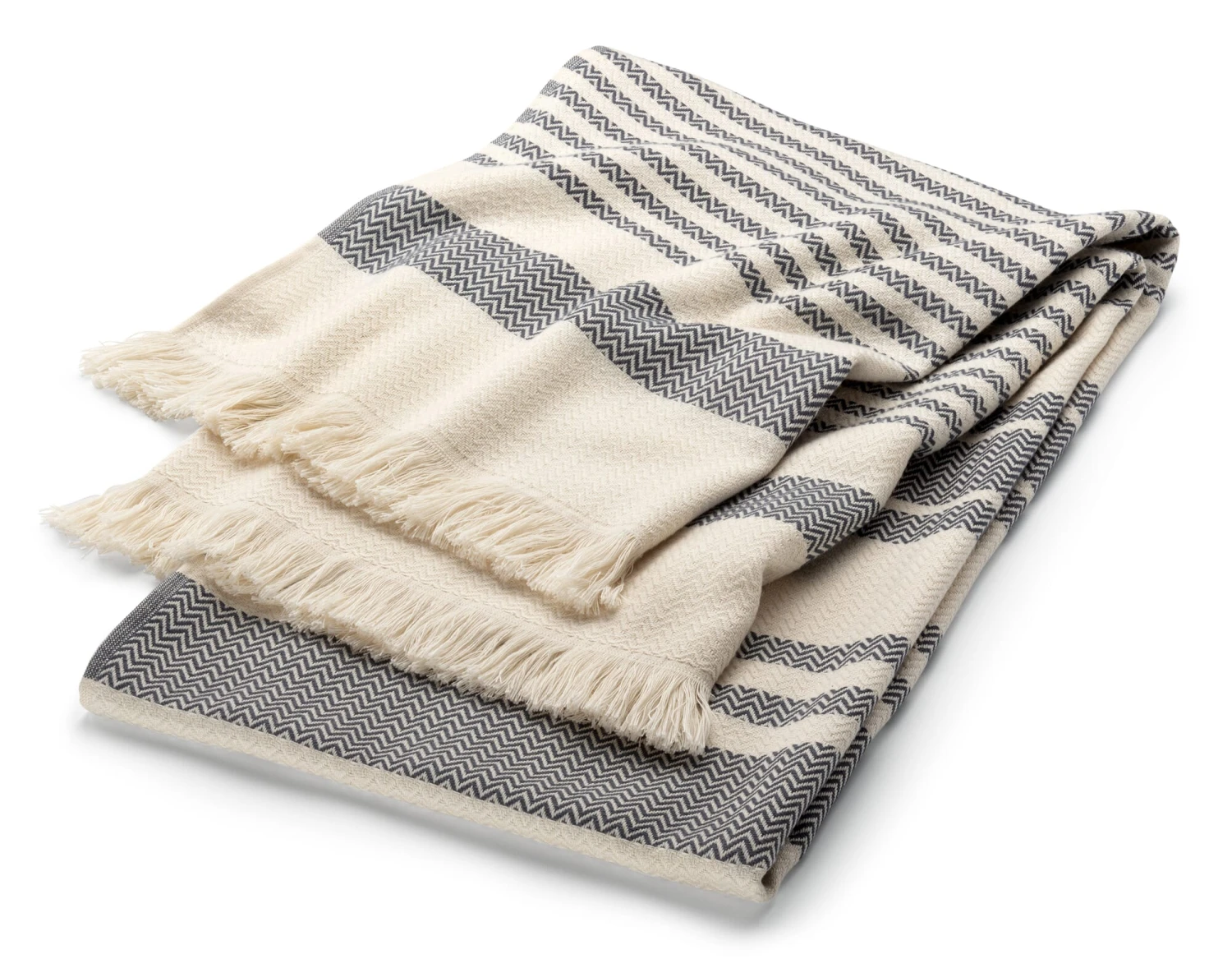 Hamam Badhanddoek, Grijs 3 Hamam Badhanddoek, Grijs