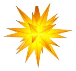 Herrnhut Ster 13 Cm, Geel