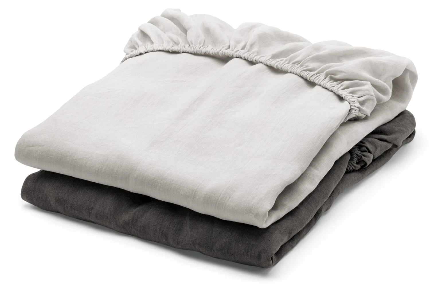 Hoeslaken Linnen Batist, Kwartsgrijs, 90 × 200 Cm 5 Hoeslaken Linnen Batist, Kwartsgrijs, 90 × 200 Cm - Afbeelding 3