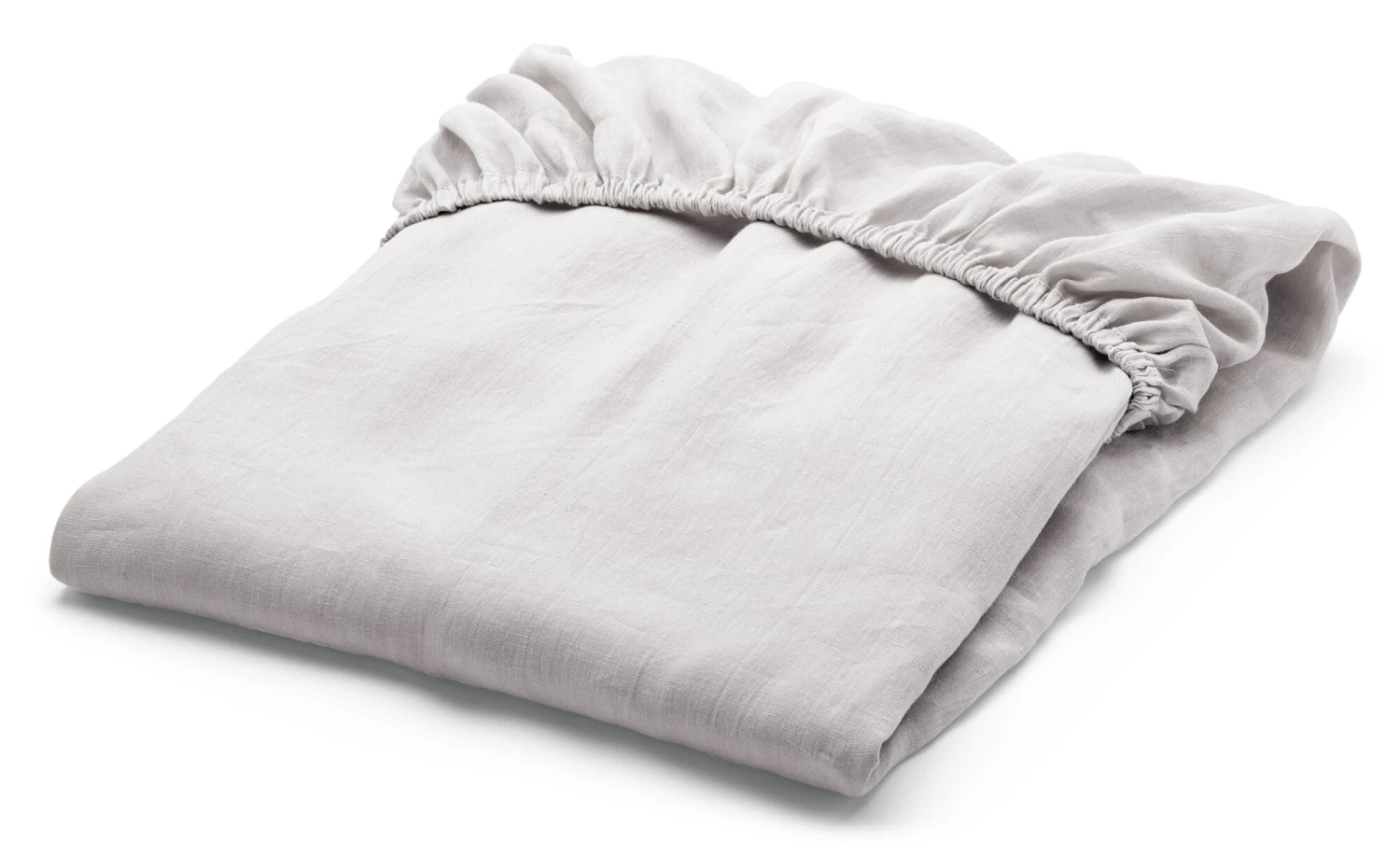 Hoeslaken Linnen Batist, Kwartsgrijs, 90 × 200 Cm 3 Hoeslaken Linnen Batist, Kwartsgrijs, 90 × 200 Cm