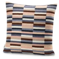 Ida Lamswollen Kussensloop, Blauw