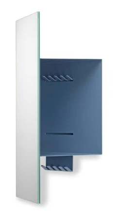 Janus Spiegel En Plank, RAL 5014 Duifblauw -Interio Winkel janus spiegel plank 2