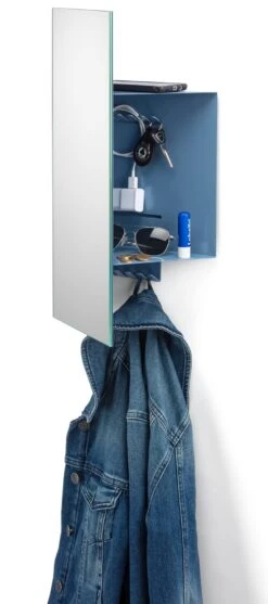 Janus Spiegel En Plank, RAL 5014 Duifblauw -Interio Winkel janus spiegel plank 5