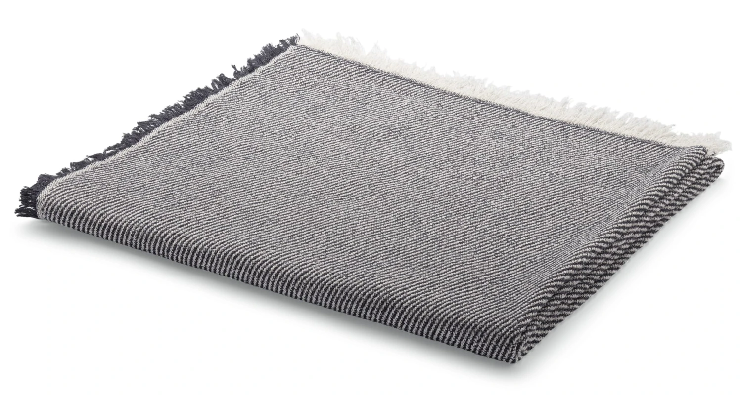 Japanse Handdoek Gestreept, Blauw-Wit, Douche Handdoek 3 Japanse Handdoek Gestreept, Blauw-Wit, Douche Handdoek