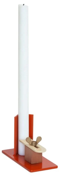 Kandelaar Fixum, RAL 2001 Rood Oranje -Interio Winkel kandelaar fixum 2