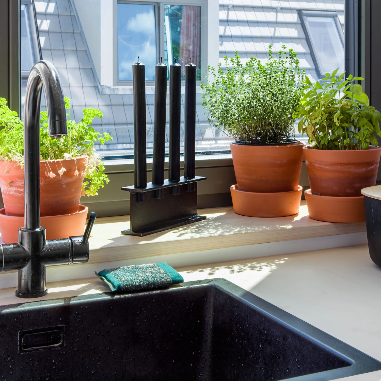 Kandelaar Tete 1, Zwart, Gegalvaniseerd 9 Kandelaar Tete 1, Zwart, Gegalvaniseerd - Afbeelding 7