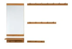 Kapstok Eikenhout, 3 Haak -Interio Winkel kapstok eikenhout 2