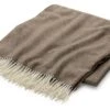 Kasjmier Deken Visgraat, Braun -Interio Winkel kasjmier deken visgraat 16