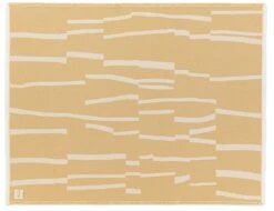 Katoenen Deken Strepen, Geel -Interio Winkel katoenen deken strepen 1