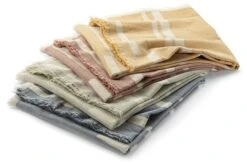 Katoenen Deken Strepen, Geel -Interio Winkel katoenen deken strepen 5