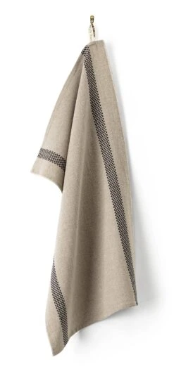 Keukenhanddoek Linnen, Zwart