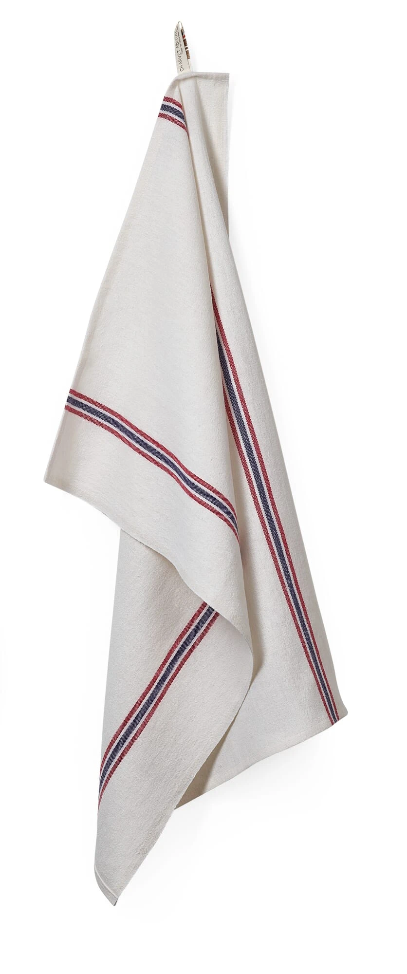 Keukenhanddoek Linnen Strepen, Wit 3 Keukenhanddoek Linnen Strepen, Wit