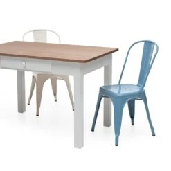 Keukentafel Beukenhout, Geoliede Bovenkant 8 Keukentafel Beukenhout, Geoliede Bovenkant -Interio Winkel keukentafel beukenhout 2