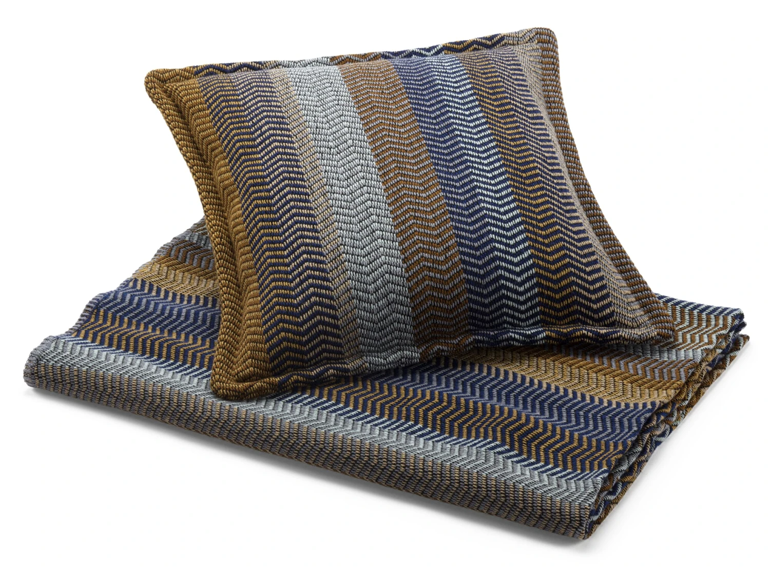 Kussenhoes Lamswol Natuurlijke Tinten Vrij, Blauw-Braun 5 Kussenhoes Lamswol Natuurlijke Tinten Vrij, Blauw-Braun - Afbeelding 3