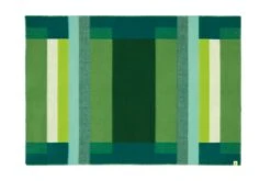 Lamswollen Deken Bauhaus-stijl, Groen 12 Lamswollen Deken Bauhaus-stijl, Groen -Interio Winkel lamswollen deken bauhaus stijl 1