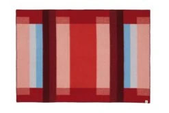 Lamswollen Deken Bauhaus-stijl, Red -Interio Winkel lamswollen deken bauhaus stijl 10