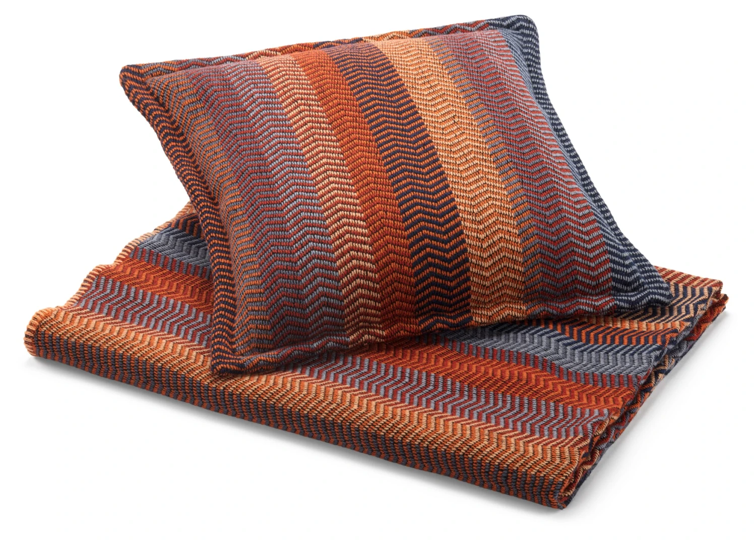 Lamswollen Deken Natuurlijke Tinten Vrij, Rood-Blauw 6 Lamswollen Deken Natuurlijke Tinten Vrij, Rood-Blauw - Afbeelding 4