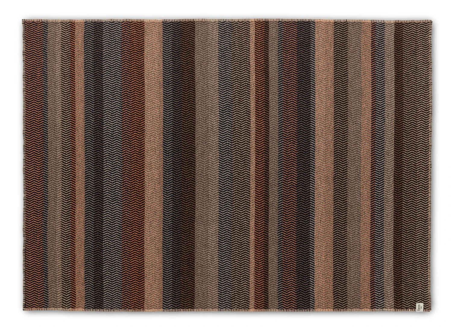 Lamswollen Deken Natuurlijke Tinten Vrij, Zandblauw 4 Lamswollen Deken Natuurlijke Tinten Vrij, Zandblauw - Afbeelding 2