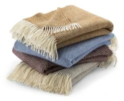 Lamswollen Deken Zigzag Streep Kattefot, Oker 12 Lamswollen Deken Zigzag Streep Kattefot, Oker -Interio Winkel lamswollen deken zigzag streep kattefot 3