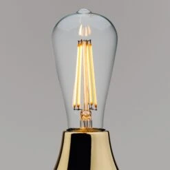 LED Filament Rustieke Lamp E27, 7 W, Duidelijk -Interio Winkel led filament rustieke lamp e27 1