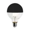 LED-hoofdspiegellamp Globe, Zwart -Interio Winkel led hoofdspiegellamp globe zwart