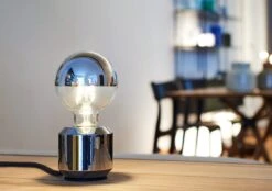 LED Koplamp Globe, Chroom -Interio Winkel led koplamp globe chroom 2