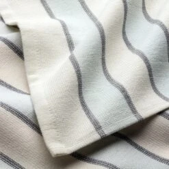 Lichte Badstof Gestreept, Kleur Gestreept, Badhanddoek -Interio Winkel lichte badstof gestreept 1