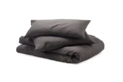 Linnen Batist Dekbedovertrek, Leigrijs, 135 × 200 Cm -Interio Winkel linnen batist dekbedovertrek 3