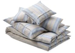 Linnen Gestreept Kussensloop, Blauwe Streep, 40 × 40 Cm -Interio Winkel linnen gestreept kussensloop 3