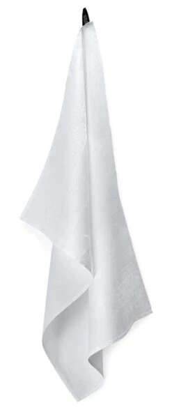 Linnen Jacquard Glasdoek, Wit