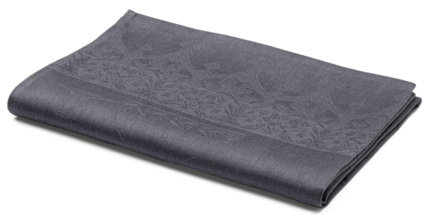 Linnen Jacquard Glasdoek, Leigrijs 4 Linnen Jacquard Glasdoek, Leigrijs - Afbeelding 2