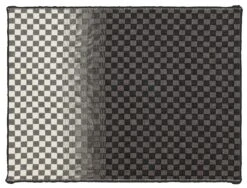 Merino Wol Deken Checkerboard, Antraciet-Natuur -Interio Winkel merino wol deken checkerboard 2