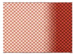 Merino Wol Deken Checkerboard, Rood-Natuur 8 Merino Wol Deken Checkerboard, Rood-Natuur -Interio Winkel merino wol deken checkerboard 6