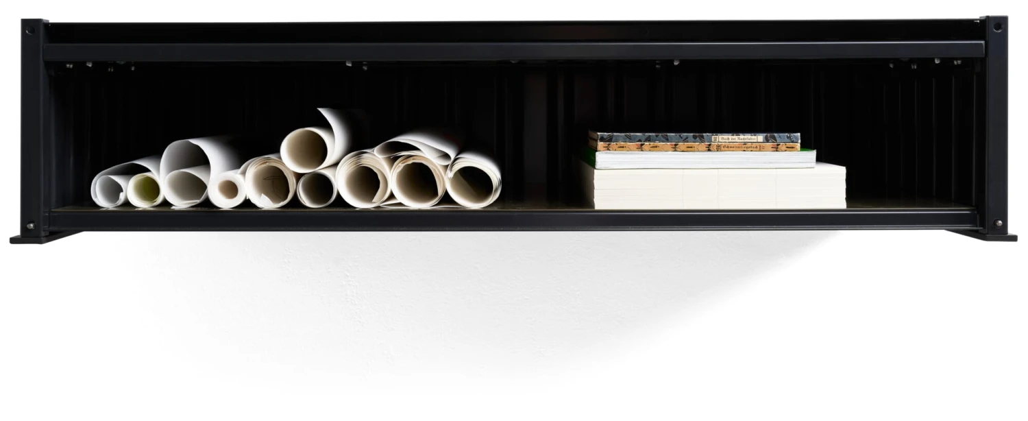 Muurbeugel Voor Container DS Flat, RAL 7021 Zwartgrijs 5 Muurbeugel Voor Container DS Flat, RAL 7021 Zwartgrijs - Afbeelding 3