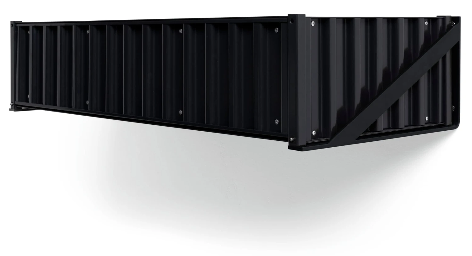 Muurbeugel Voor Container DS Flat, RAL 7021 Zwartgrijs 6 Muurbeugel Voor Container DS Flat, RAL 7021 Zwartgrijs - Afbeelding 4